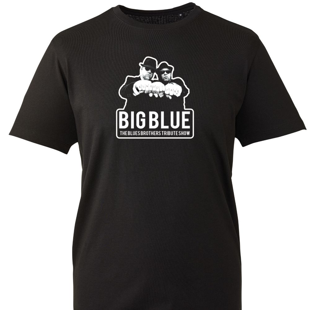 Organic Herren T-Shirt mit Vintage Passform “Big Blue”